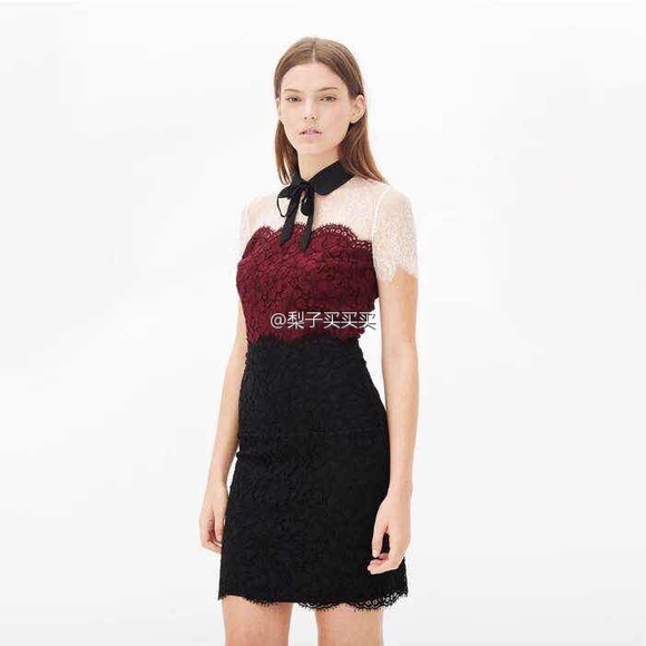 Sandro Sz1 lace dress