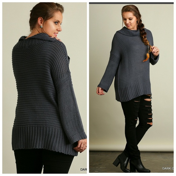 💋1 XL LEFT!!💋 Gray Sweater - Picture 2 of 2