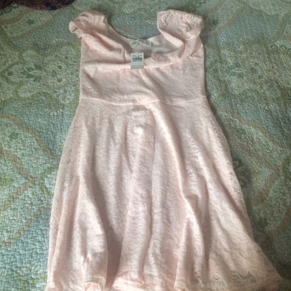 Pink lace dress never worn