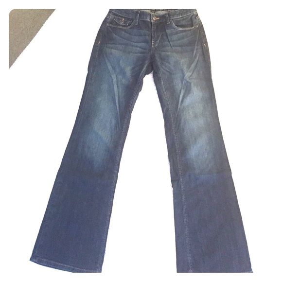 Banana Republic flare leg jeans.