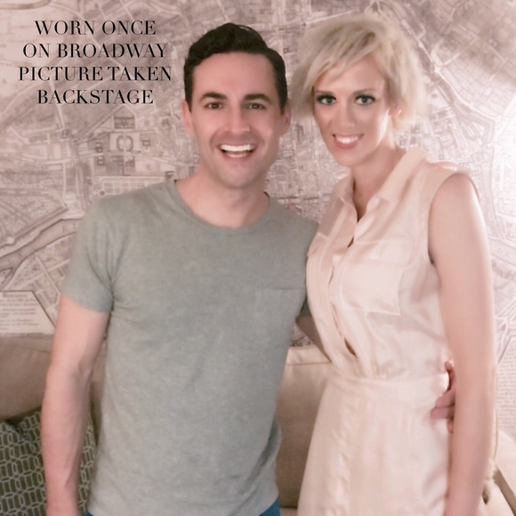 BAND OF OUTSIDERS SILK BLUSH DRESS - Picture 3 of 3