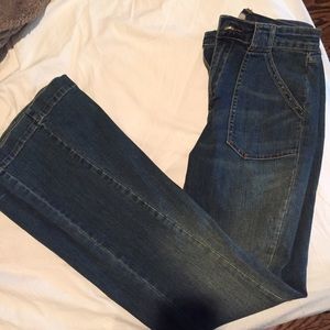 Free people flared jeans high waisted
