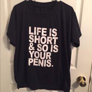 NWOT Offensive Tshirt