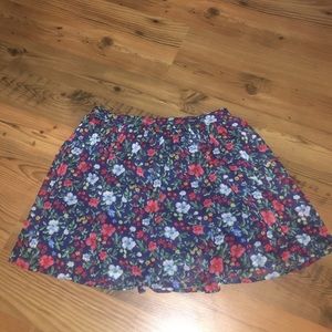 Hollister floral flow skirt