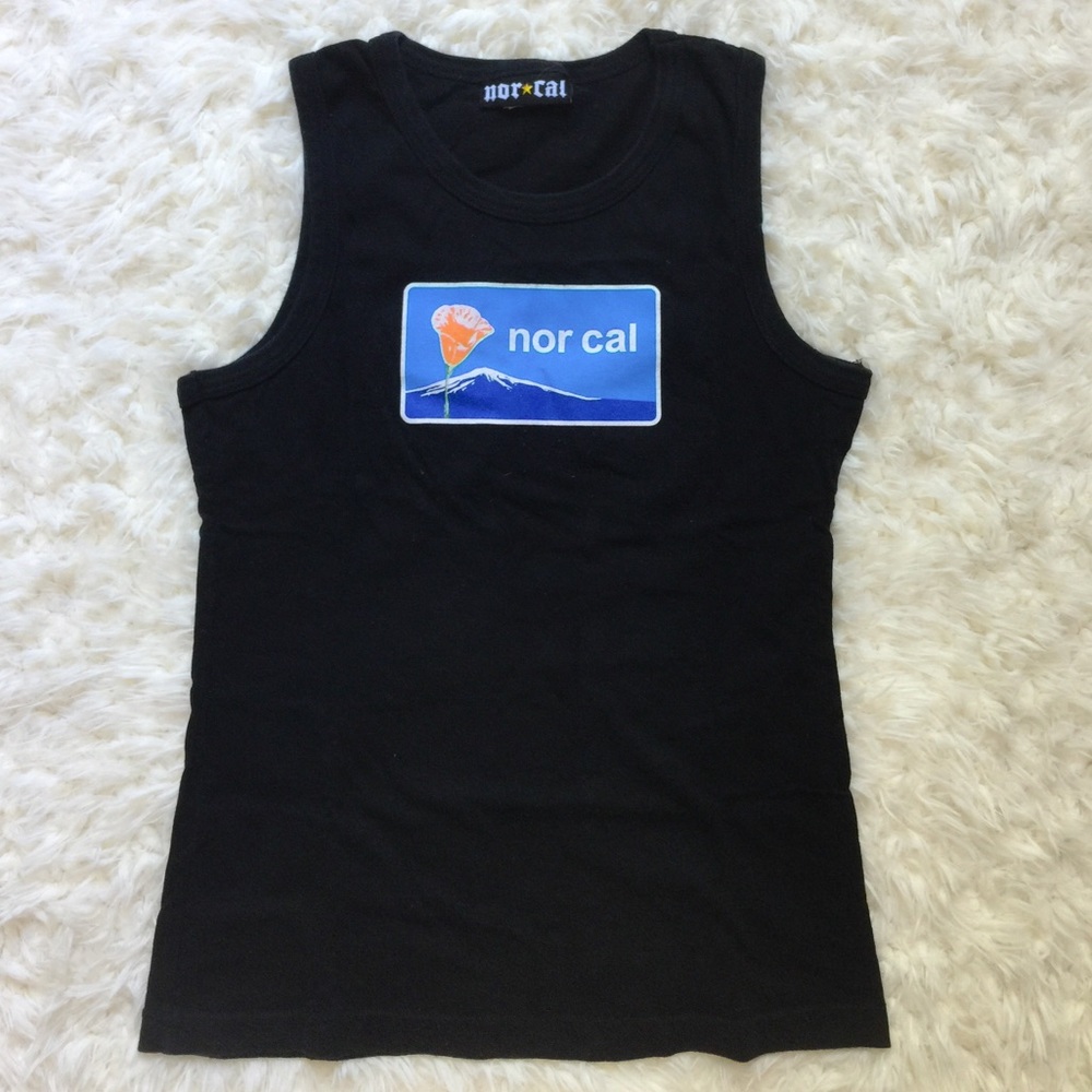 [Nor Cal] Black Tank Top - M