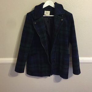 Forever 21 plaid coat