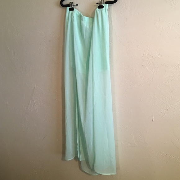 NWOT Mint Illusion Maxi Skirt - Picture 1 of 2