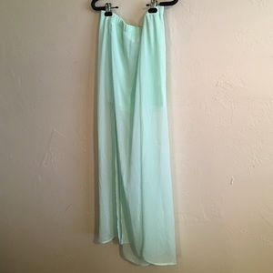 NWOT Mint Illusion Maxi Skirt