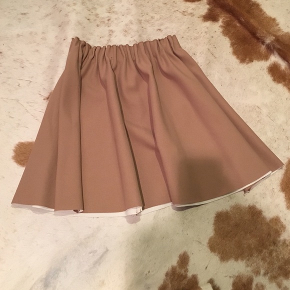 Camel Zara mini Skirt
