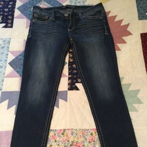 Express thick stitch skinny jeans