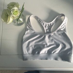 Champion White Sports Bra