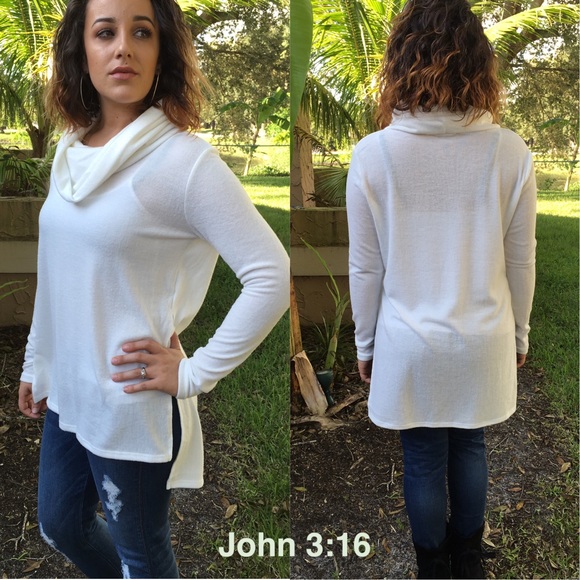 sale✔️Cowl neck knit tops - Picture 2 of 3
