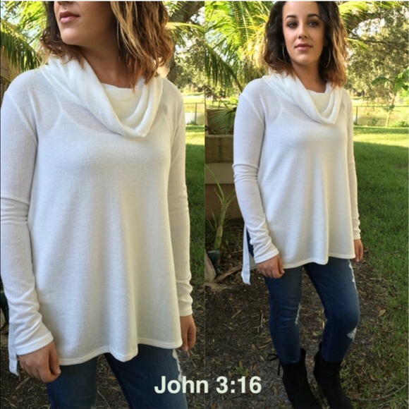 sale✔️Cowl neck knit tops - Picture 3 of 3