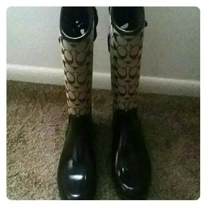 Coach rain/snow boots