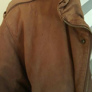 hunters run Jackets & Coats - Leather Bomber Jacket hunters run Jackets & Coats - Leather Bomber Jacket