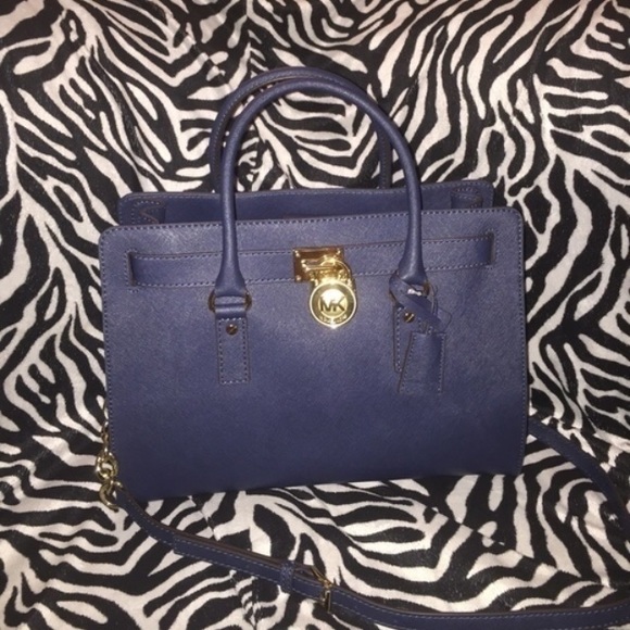 Navy Michael Kors Hamilton - Picture 1 of 4