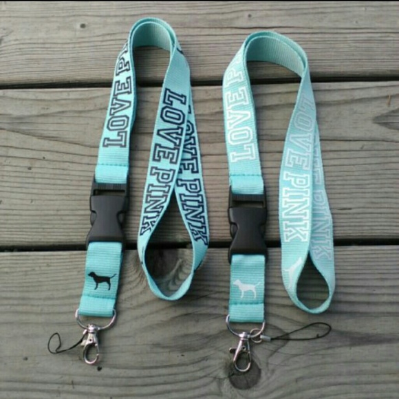 2 New Love Pink Lanyards