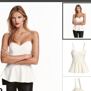 NWT H&M Pemplum Top ‼️ Final Price!