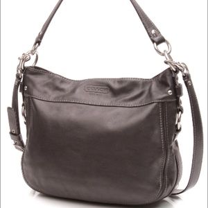 Coach black leather Zoe purse!