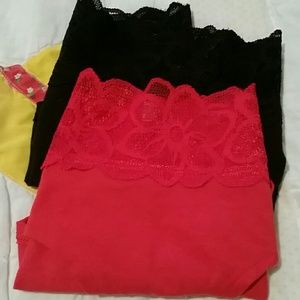 Pink Lace Panties size M never worn, wash once