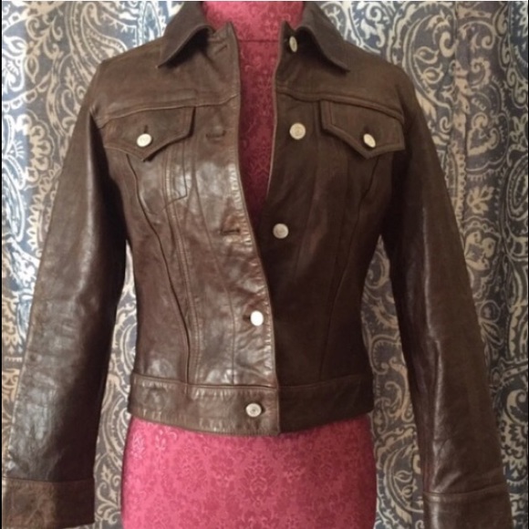 GAP Jackets & Blazers - GAP Leather Jacket