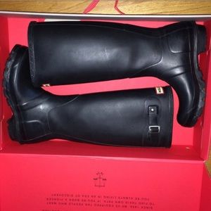 Matte Black Hunter Boots