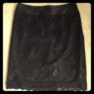 The Limited Lace Pencil Skirt
