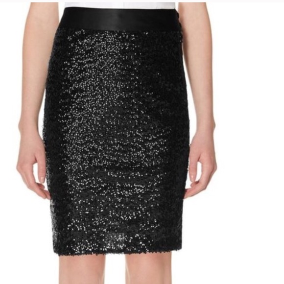The Limited Sequined Pencil Skirt