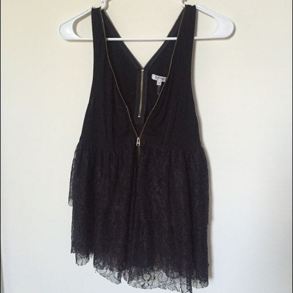 Black lace Buffalo top