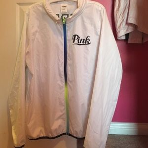 VS pink anorak windbreaker or rain jacket