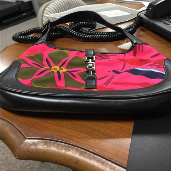 Jackie O Bouvier Botanical Floral CanvasPrint Hobo - Picture 3 of 3