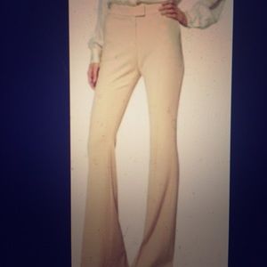 Rachel Zoe Tuxedo Stripe Flare Khaki Pants