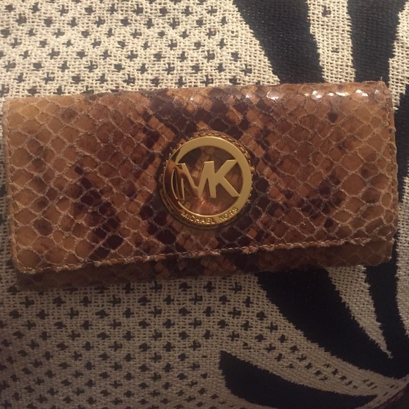 Brand New Michael Kors Python Wallet