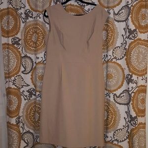 Khaki sheath dress