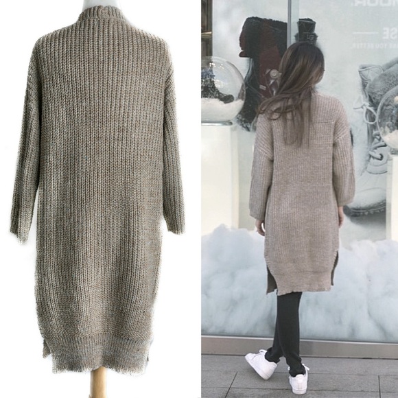 ‼️SALE‼️Warm Cozy 🍁🍂 Knitted Open Cardigan - Picture 3 of 4