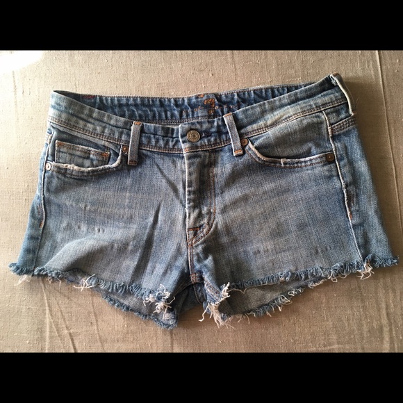 Seven for all man kind denim shorts