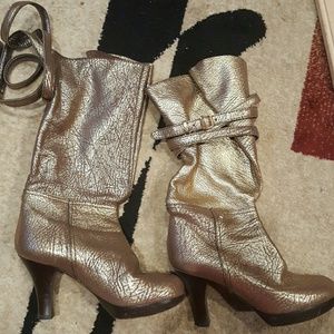 Seven for all mankind gold boots