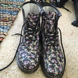 Floral Dr. Martens