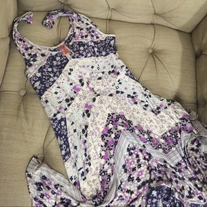 Free People flowy spandex floral dress