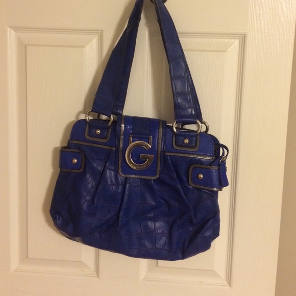 Blue guess bag