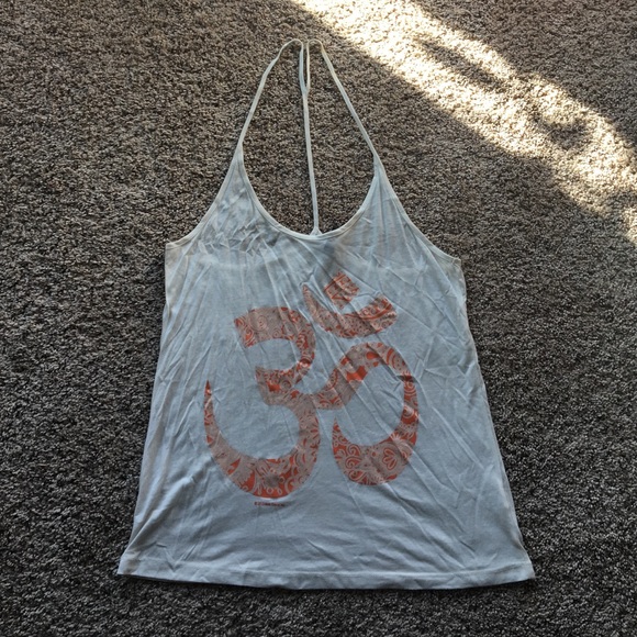 Om sign tank top