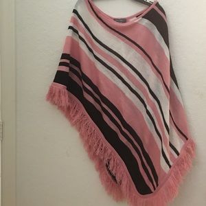 Plus Size Sweater Poncho