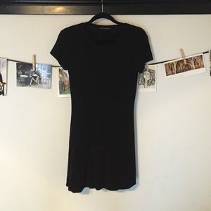 Brandy Mevlille Black T Shirt Dress
