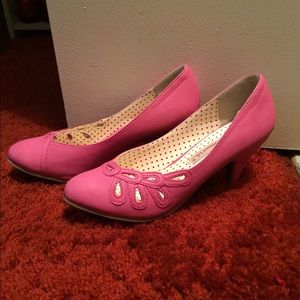 BAIT Footwear Pink Kitten Heels
