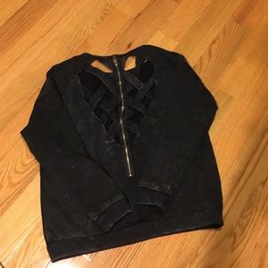 Detail back sweatshirt