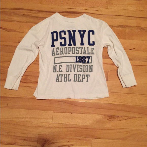 Boys White Long sleeve tee
