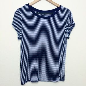 Striped Blue Top