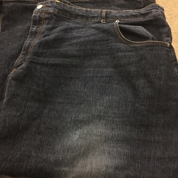 Plus Size Denim Skirt