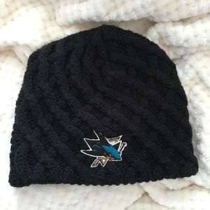 Sharks ice hockey beanie