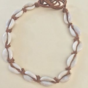 Hippie boho shell necklace